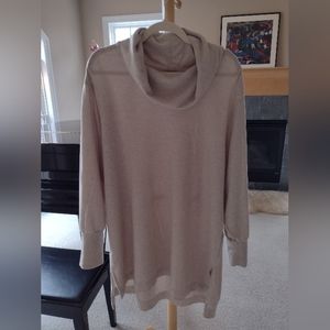 Anthropologie Maeve tunic sweater size 1x oat heather NWOT